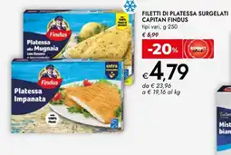 Bennet Filetti di platessa surgelati CAPITAN FINDUS offerta