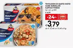 Bennet Tentazioni di gusto misto mare surgelate CAPITAN FINDUS offerta