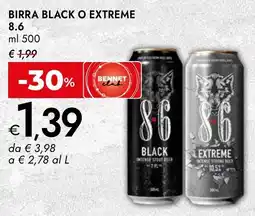 Bennet Birra black o extreme 8.6 offerta