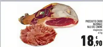 Conad City Valli del cimone prosciutto crudo nazionale offerta