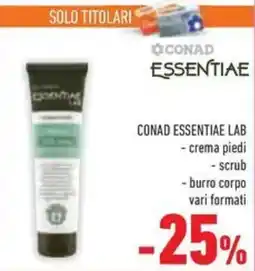 Conad Superstore Conad essentiae lab crema piedi offerta