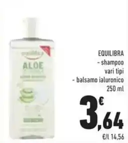 Conad Superstore EQUILIBRA shampoo, balsamo ialuronico offerta