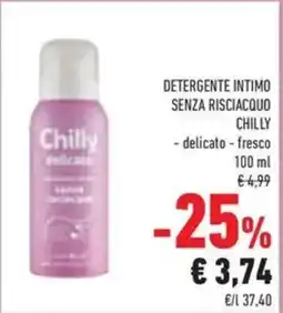 Conad Superstore Detergente intimo senza risciacquo CHILLY offerta