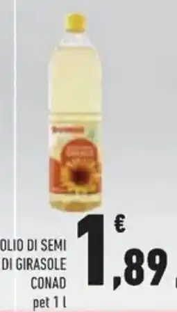 Conad Superstore Olio di semi di girasole CONAD offerta