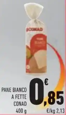Conad Superstore Pane bianco a fette CONAD offerta
