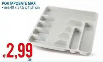Portaposate Maxi 40x37,5x4,5h cm