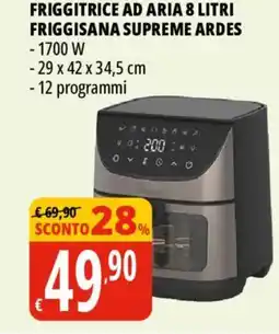 Tigros Friggitrice ad aria 8 litri friggisana supreme ARDES offerta