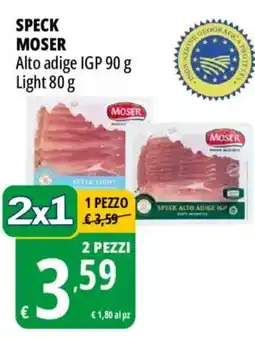 Tigros Speck MOSER offerta
