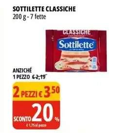 Tigros Sottilette classiche offerta
