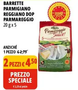 Tigros Barrette parmigiano reggiano dop parmareggio GRANTERRE offerta