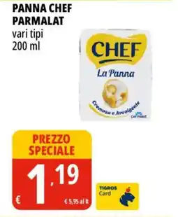 Tigros Panna chef PARMALAT offerta