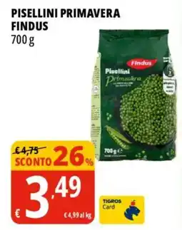 Tigros Pisellini primavera FINDUS offerta