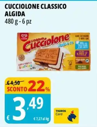 Tigros Cucciolone classico ALGIDA offerta