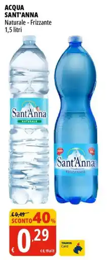 Tigros Acqua SANT'ANNA offerta