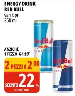 Tigros Energy drink RED BULL offerta