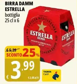 Tigros Birra damm ESTRELLA offerta