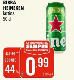 Tigros Birra HEINEKEN lattina offerta