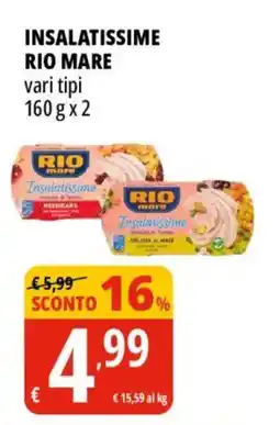 Tigros Insalatissime RIO MARE offerta