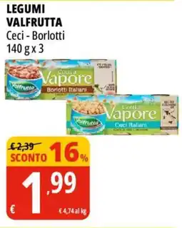 Tigros Legumi VALFRUTTA offerta