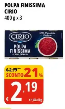 Tigros Polpa finissima CIRIO offerta