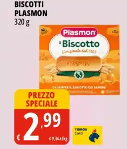 Tigros Biscotti PLASMON offerta