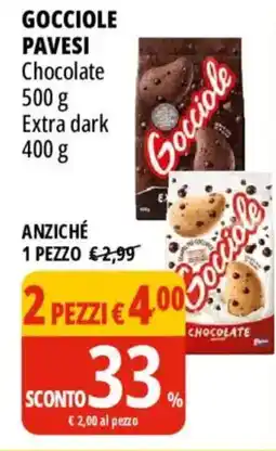 Tigros Gocciole PAVESI offerta