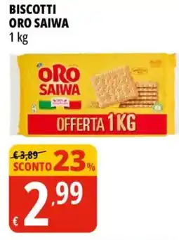 Tigros Biscotti ORO SAIWA offerta