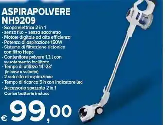 MD Discount Aspirapolvere NH9209 offerta