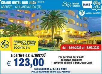 Grand Hotel Don Juan Abruzzo - Giulianova Lido (TE)