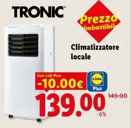Lidl TRONIC Climatizzatore locale offerta