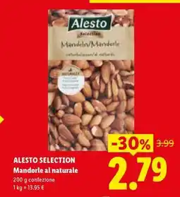 Lidl Alesto Selection Mandorle al naturale offerta