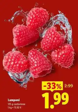 Lidl Lamponi offerta