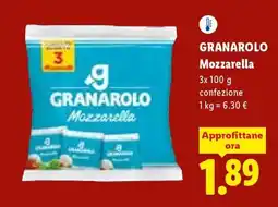 Lidl Granarolo Mozzarella offerta