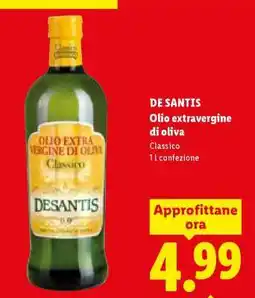 Lidl DE SANTIS Olio extravergine di oliva offerta