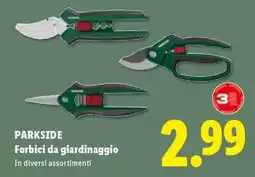 Lidl PARKSIDE Forbici da giardinaggio offerta