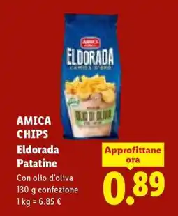Lidl AMICA CHIPS Eldorada Patatine offerta