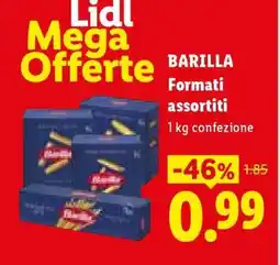 Lidl BARILLA Formati assortiti offerta