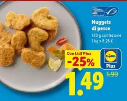 Lidl Nuggets di pesce offerta