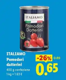 Lidl Italiamo Pomodori datterini offerta