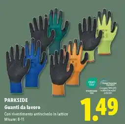 Lidl Parkside Guanti da lavoro offerta