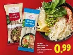 Lidl VITASIA JAPANESE STYLE Soba o Udon offerta