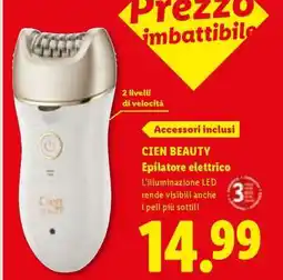 Lidl CIEN BEAUTY Epilatore elettrico offerta