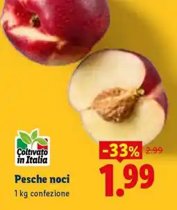 Lidl Pesche Noci offerta