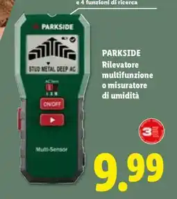 Lidl PARKSIDE Rilevatore multifunzione o misuratore di umidità offerta