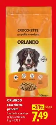 Lidl ORLANDO Crocchette per cani offerta