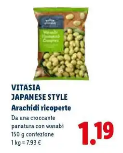 Lidl VITASIA JAPANESE STYLE Arachidi ricoperte offerta