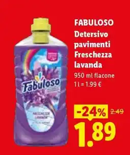 Lidl FABULOSO offerta
