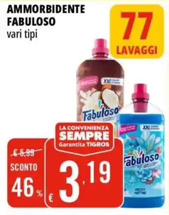 Tigros Ammorbidente FABULOSO offerta