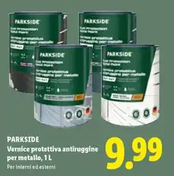 Lidl PARKSIDE Vernice protettiva antiruggine per metallo, 1L offerta