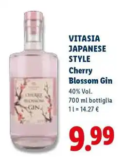 Lidl VITASIA JAPANESE STYLE Cherry Blossom Gin offerta